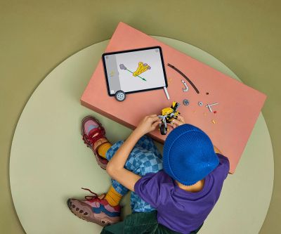 Конструктор жълт мотоциклет LEGO Technic 42225 