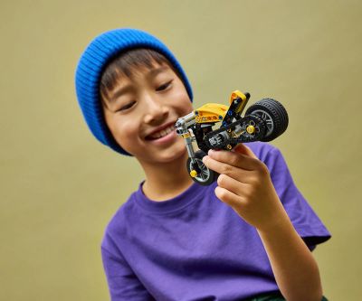 Конструктор жълт мотоциклет LEGO Technic 42225 