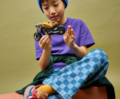 Конструктор жълт мотоциклет LEGO Technic 42225 