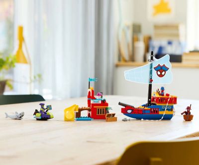 Конструктор Пиратски кораб на отбора на Спайди LEGO Spidey 11208