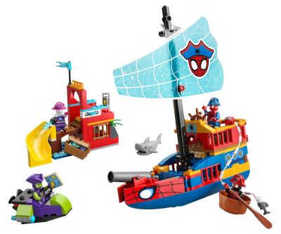 Конструктор Пиратски кораб на отбора на Спайди LEGO Spidey 11208