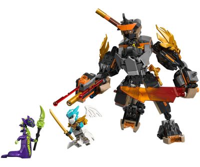 Конструктор Робот за мисии на Коул и Драконът Зейн LEGO NINJAGO 71854
