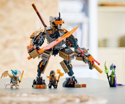 Конструктор Робот за мисии на Коул и Драконът Зейн LEGO NINJAGO 71854