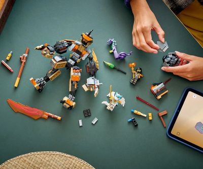 Конструктор Робот за мисии на Коул и Драконът Зейн LEGO NINJAGO 71854