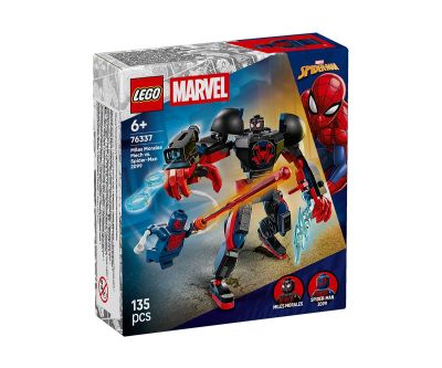 Конструктор Майлс Моралес с робот срещу Спайдърмен 2099 LEGO Marvel Super Heroes 76337 