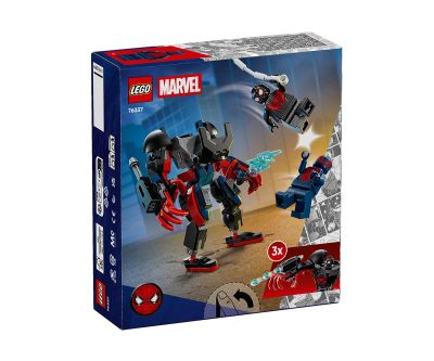 Конструктор Майлс Моралес с робот срещу Спайдърмен 2099 LEGO Marvel Super Heroes 76337 