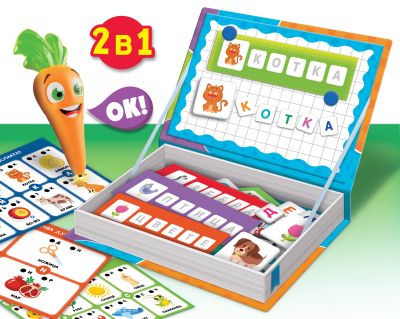 Интерактивна писалка Букви и думи 2 в 1 LISCIANI CAROTINA 