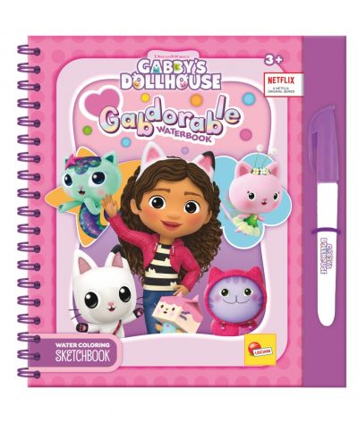 Книжка за оцветяване с вода Gabby′s Dollhouse Gabdorable Lisciani 