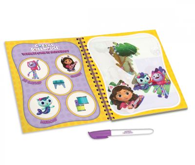 Книжка за оцветяване с вода Gabby′s Dollhouse Gabdorable Lisciani 