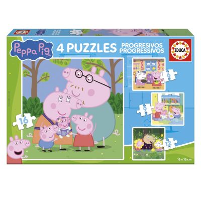 Прогресивен пъзел Peppa Pig 4 в 1 Educa 20325