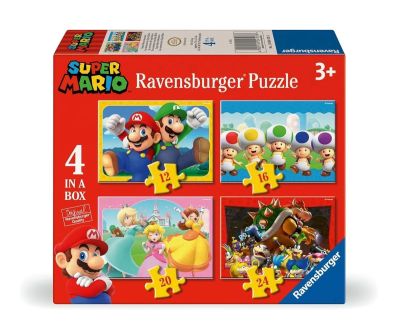 Детски пъзел Super Mario 4x1 Ravensburger 2004107