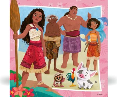Детски пъзел Disney Vaiana 3x49  Ravensburger 12004102 