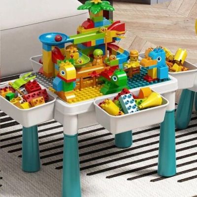 Монтесори строителна маса с едри части MC816