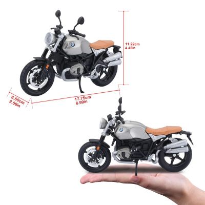 Метален мотор BMW R ninet Scrambler Maisto 1/12