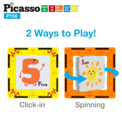 Магнитен конструктор Learn and Play Picasso Steam PT56