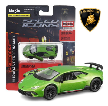 Метална кола Lamborghini Huracan Performante MAISTO 1:64 зелен
