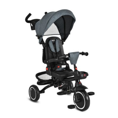 Сгъваема триколка Byox Cruz тъмносив