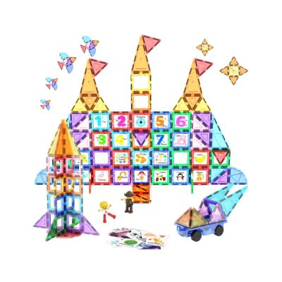 Магнитен конструктор с основа на колела и 2 Фигури Picasso Steam PT121