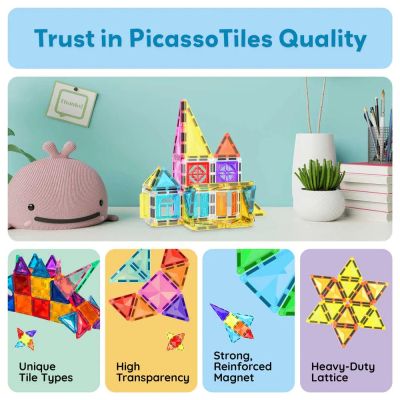 Магнитен конструктор Diamond Series Picasso Steam PTM48