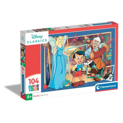 Детски пъзел Pinocchio 104 ч. CLEMENTONI 25756