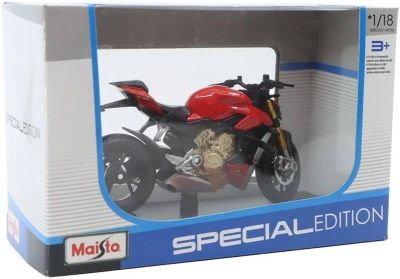 Метален мотор Ducati Super Naked V4 S MAISTO 1:18