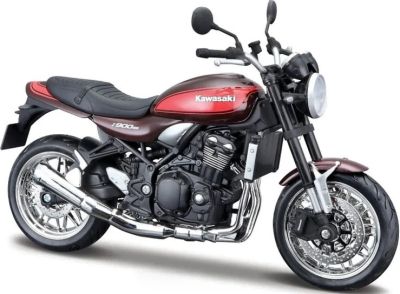 Метален мотор Kawasaki Z900RS MAISTO 1:12 red