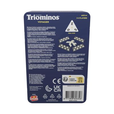 Настолна игра Triominos за път в метална кутия GOLIATH