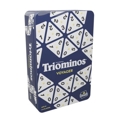 Настолна игра Triominos за път в метална кутия GOLIATH