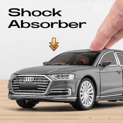 Метален автомобил Audi A8 Long Quattro 1/24 black