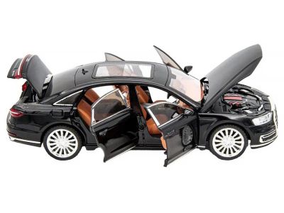 Метален автомобил Audi A8 Long Quattro 1/24 бял