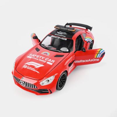 Метален автомобил Mercedes Benz AMG GT Safety Car Formula 1 1/24 red