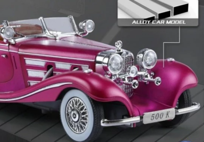 Метален автомобил Mercedes Benz 500K 1/24