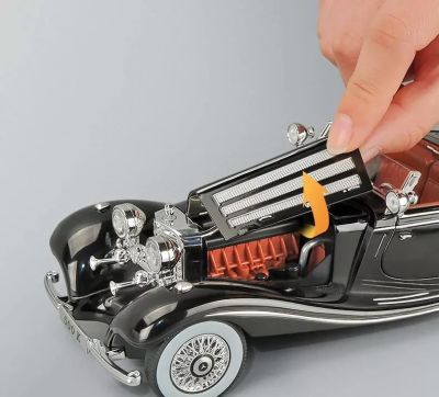 Метален автомобил Mercedes Benz 500K 1/24 черен