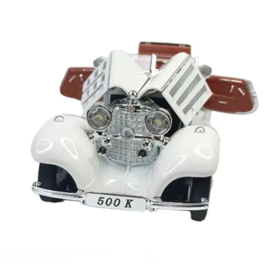Метален автомобил Mercedes Benz 500K 1/24 сребрист
