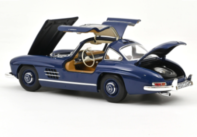 Колекционерска метална кола Mercedes Benz 300 SL 1:18 NOREV 183852