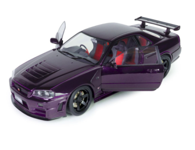 Метален автомобил Nissan Skyline GT-R 1:18 Solido 1804311