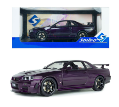 Метален автомобил Nissan Skyline GT-R 1:18 Solido 1804311