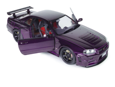 Метален автомобил Nissan Skyline GT-R 1:18 Solido 1804311
