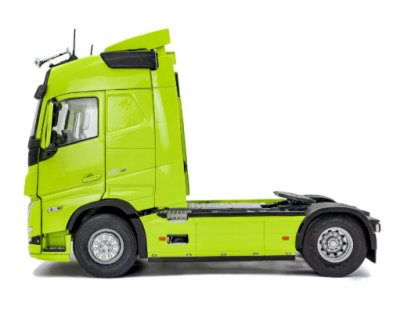Метален камион влекач Volvo Trucks FH Globetrotter XL Solido 1:24 neon