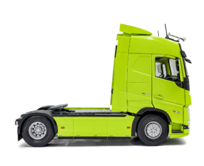 Метален камион влекач Volvo Trucks FH Globetrotter XL Solido 1:24 neon