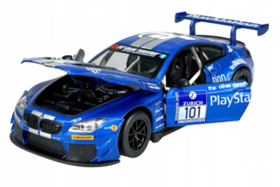 Метален автомобил BMW M6 GT3 1/24 MSZ 68255