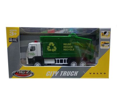 Метален камион Volvo сметосъбирач MSZ 1:72