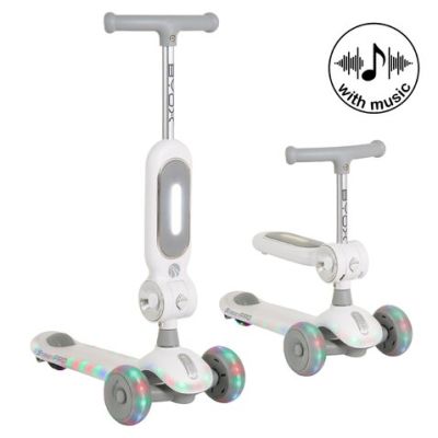 Тротинетка със седалка 2in1 Byox StreetPro grey