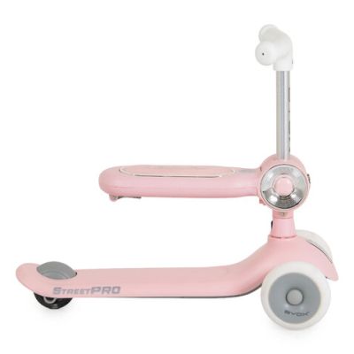 Тротинетка със седалка 2in1 Byox StreetPro pink