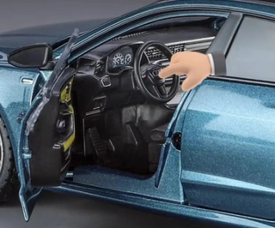 Метален автомобил Audi A7 1/24 blue