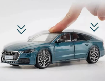 Метален автомобил Audi A7 1/24 grey