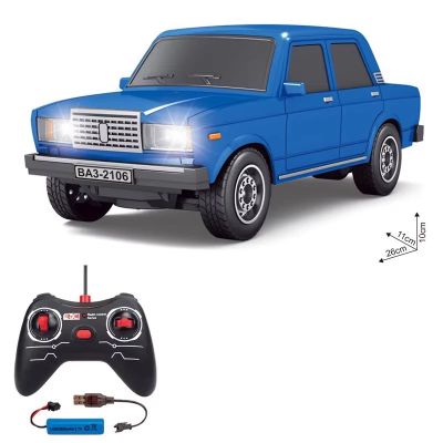 Кола с радио контрол Lada 2107 син