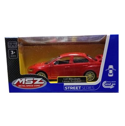 Метална кола Mitsubishi Lancer Evolution 1:41 MSZ 67360