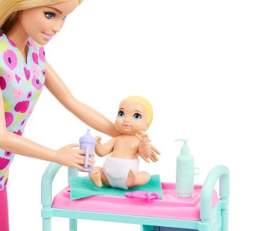 Кукла Barbie Педиатър блондинка Mattel JMK12