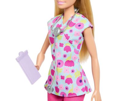 Кукла Barbie Педиатър блондинка Mattel JMK12